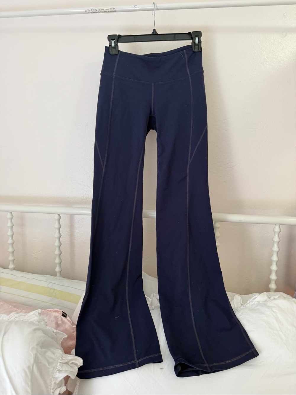 Athleta Navy Flared Athletic Yoga Pants